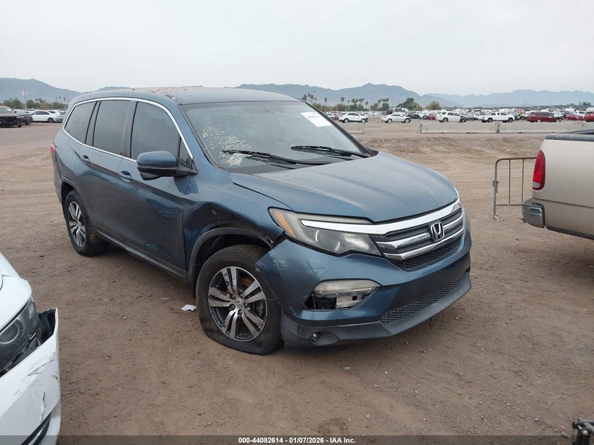 5FNYF5H34GB023130 2016 Honda Pilot Ex auction photo 1