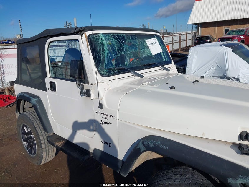 1999 Jeep Wrangler Sport VIN: 1J4FY19S3XP476221 Lot: 44082687