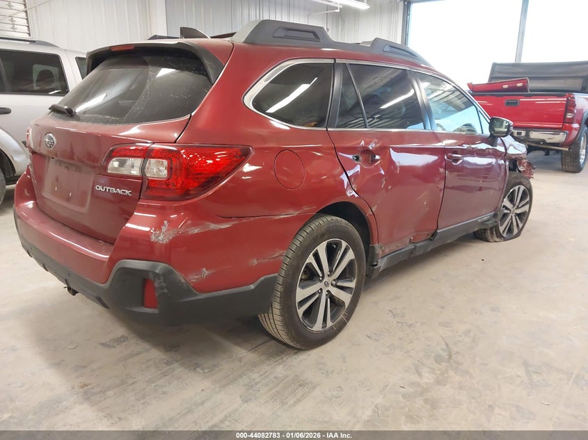 Vin: 4s4bsanc2j3374360, lot: 44578619, subaru outback 2.5i limited 20184