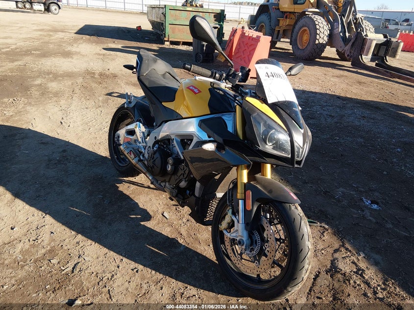 ZD4TYC006DS000719 2013 Aprilia Tuono Vr4 auction photo 1