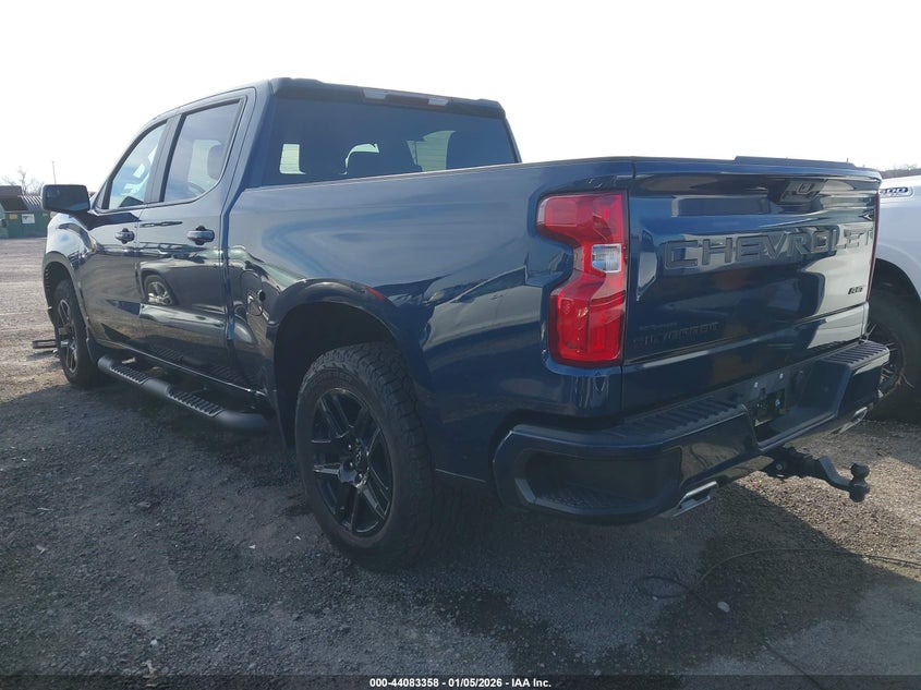 VIN 1GCUDEE84PZ241857 2023 CHEVROLET SILVERADO 1500 4WD  SHORT BED RST