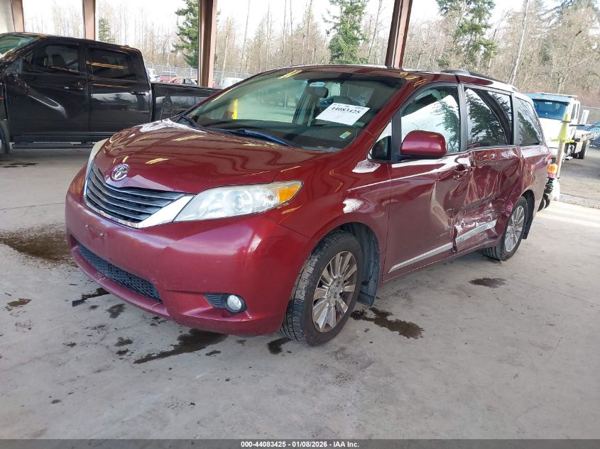 2014 Toyota Sienna Xle 7 Passenger