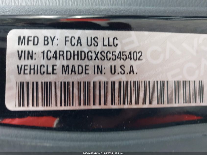 2025 Dodge Durango - 1C4RDHDGXSC545402