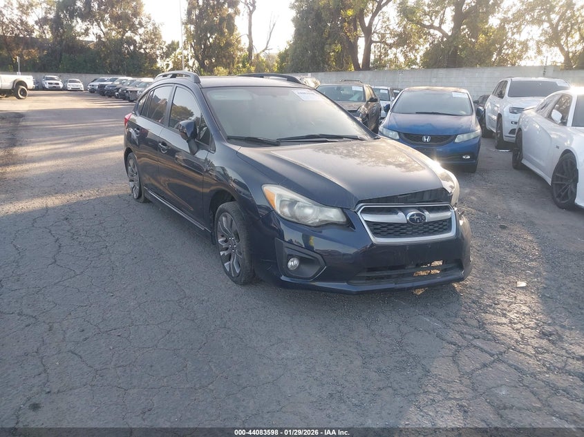 Vin: jf1gpal64eg306655, lot: 44579434, subaru impreza 2.0i sport premium 2014 img_1