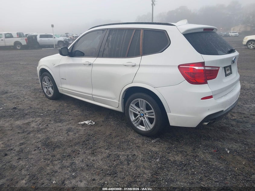 2012 BMW X3 3.0 xDrive28I white Lot 111044083869 Vin 5UXWX5C52CL725367