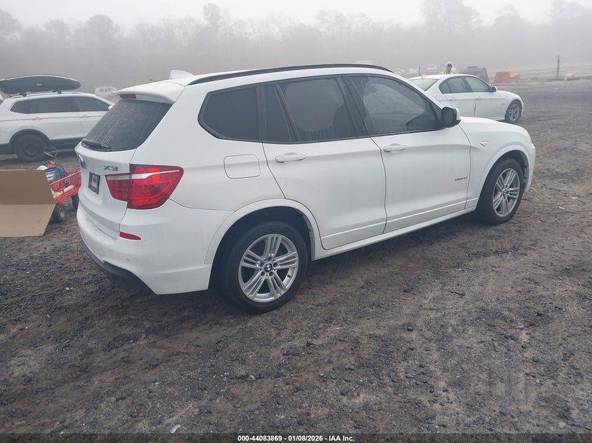 2012 BMW X3 3.0 xDrive28I white Lot 111044083869 Vin 5UXWX5C52CL725367