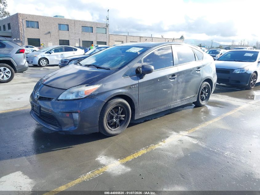 2014 Toyota Prius Two VIN: JTDKN3DUXE0368170 Lot: 44085520