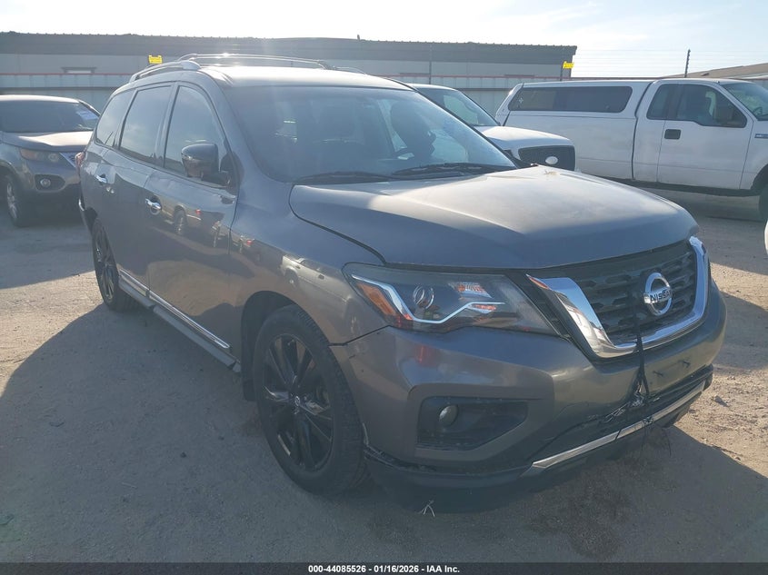 5N1DR2MN0HC696342 2017 Nissan Pathfinder Platinum auction photo 1