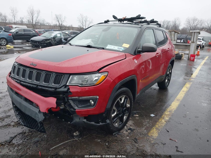 3C4NJDDB0JT342543 2018 Jeep Compass Trailhawk 4X4 auction photo 1