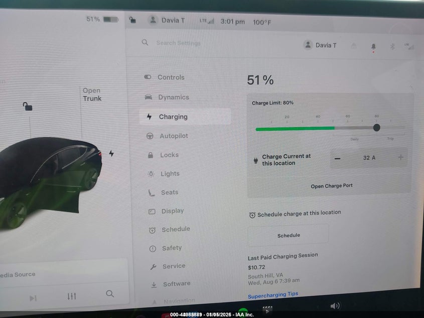 TESLA MODEL 3 2019 VIN 5YJ3E1EA2KF399150