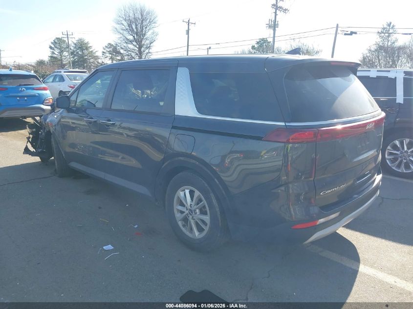 2022 Kia Carnival Mpv Lx Seat Package