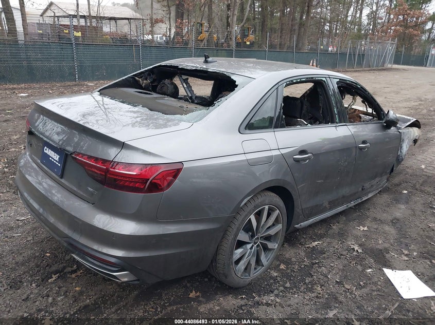 2022 AUDI A4 2.0L I-4 DI, DOHC, V(VIN: WAUBBAF40NN002390