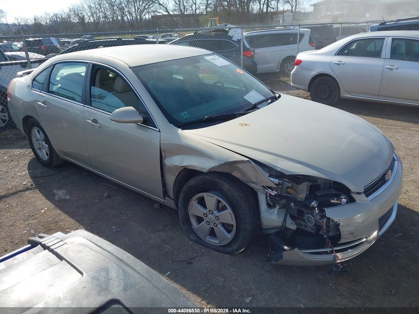 2G1WT58K689281817 2008 Chevrolet Impala Lt auction photo 1