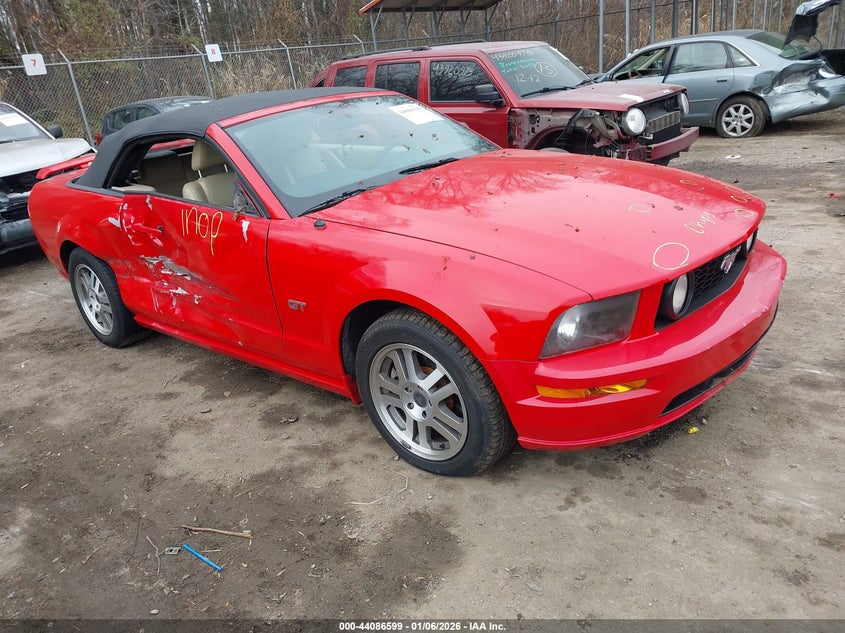 1ZVFT85H555183868 2005 Ford Mustang Gt auction photo 1