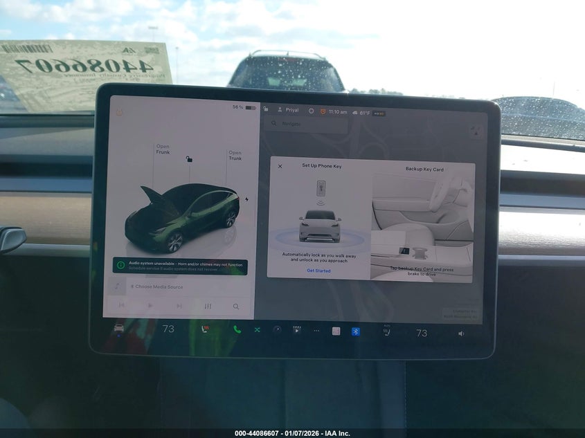 2023 Tesla Model Y Awd/Long Range Dual Motor All-Wheel Drive VIN: 7SAYGDEE2PA103779 Lot: 44086607