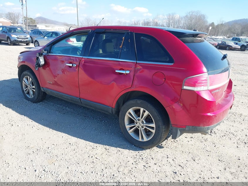 Vin: 2lmdj8jc4abj33561, lot: 44582735, lincoln mkx 20103