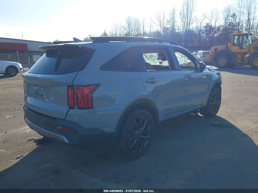VIN 5XYRKDLF7NG102308 2022 KIA SORENTO X-LINE SX PRESTIGE