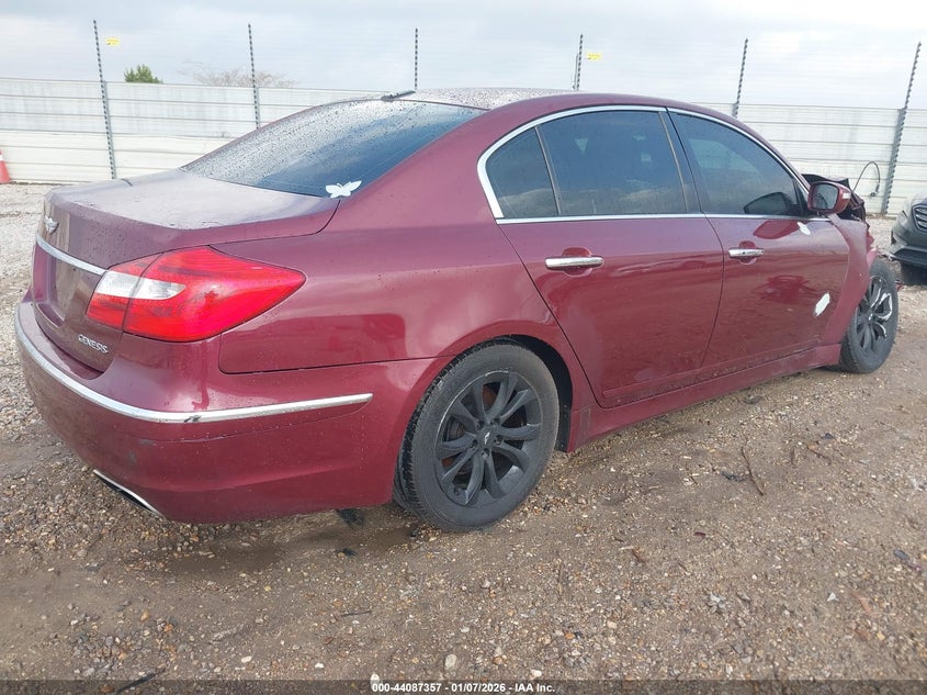 2012 Hyundai Genesis 3.8 brown Lot 111044087357 Vin KMHGC4DD1CU188448