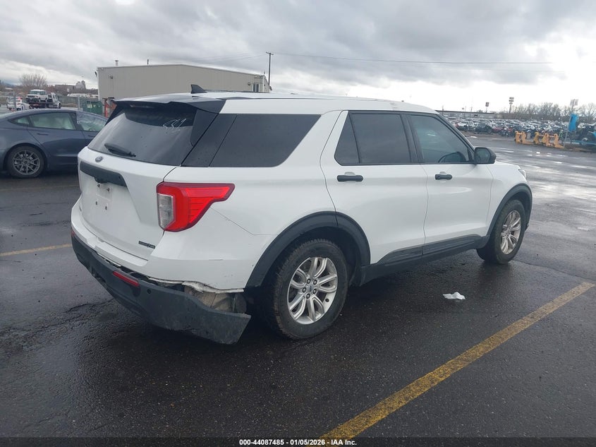 VIN 1FM5K8AC9LGA83720 2020 FORD POLICE INTERCEPTOR UTILITY