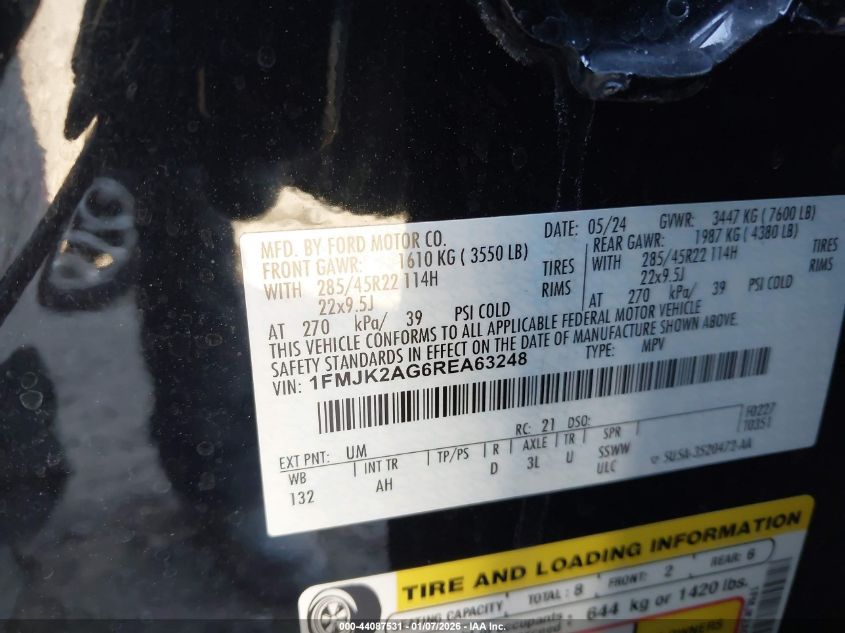 2024 Ford Expedition - 1FMJK2AG6REA63248