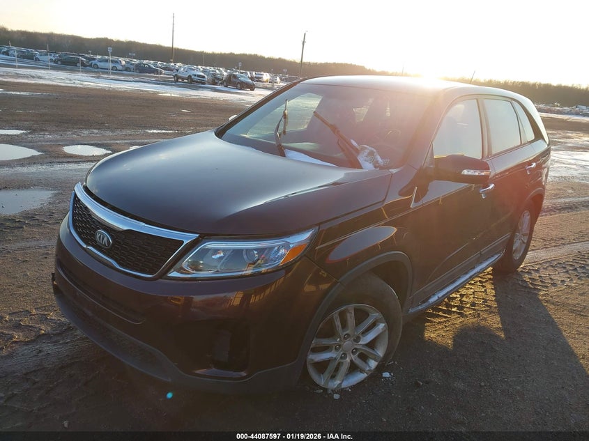 Vin: 5xykt3a64eg472529, lot: 44583450, kia sorento lx 20142