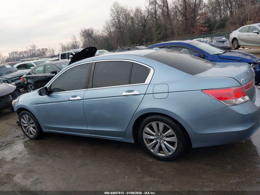 2012 Honda Accord 3.5 3.5 Ex-L blue Lot 111044087815 Vin 1HGCP3F86CA014637
