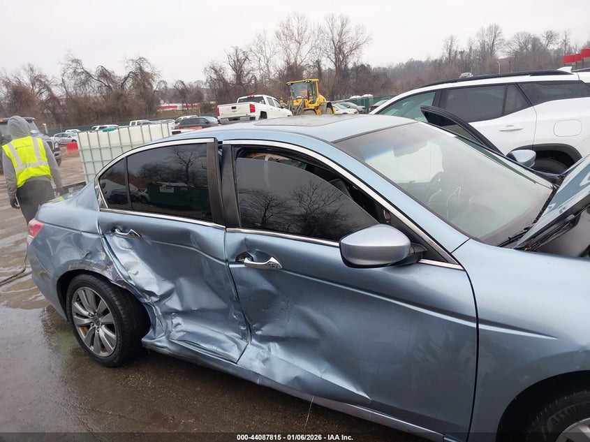 2012 Honda Accord 3.5 3.5 Ex-L blue Lot 111044087815 Vin 1HGCP3F86CA014637