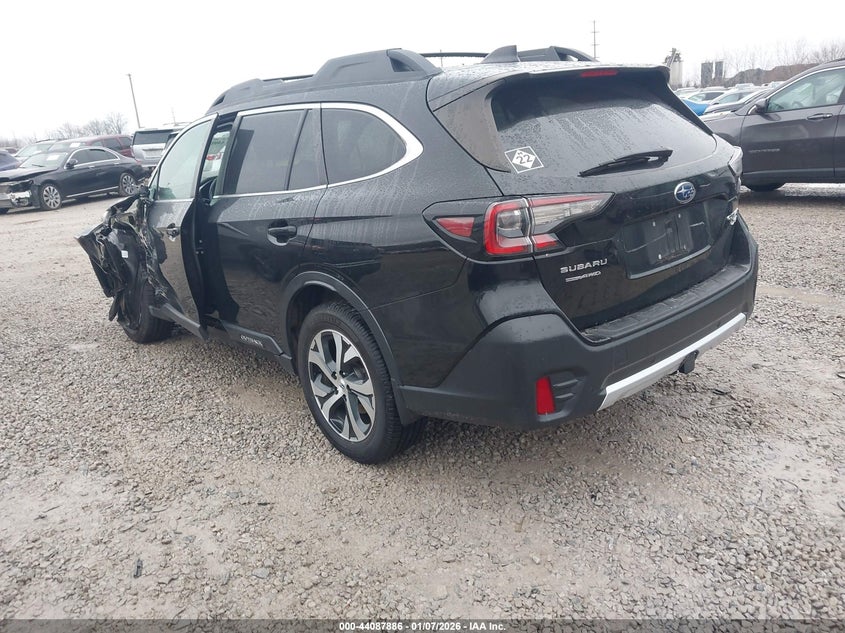 Vin: 4s4btgndxl3247951, lot: 44583739, subaru outback limited xt 20203