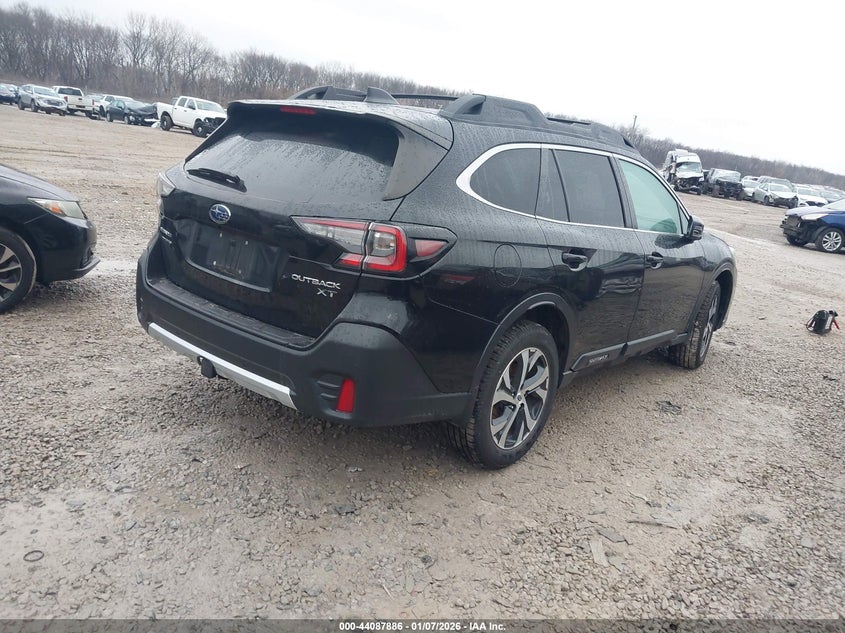 Vin: 4s4btgndxl3247951, lot: 44583739, subaru outback limited xt 20204