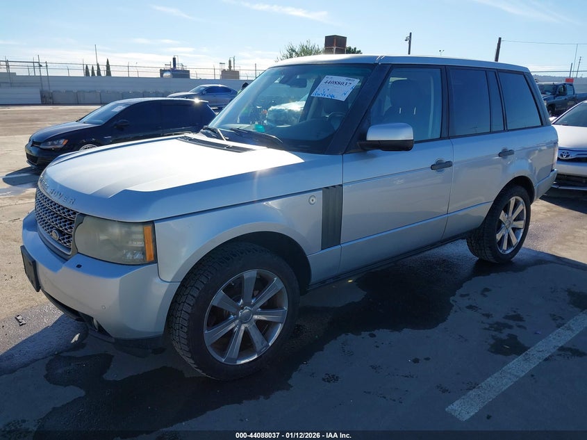 Vin: salme1d43aa321590, lot: 44583890, land rover range rover hse 20102
