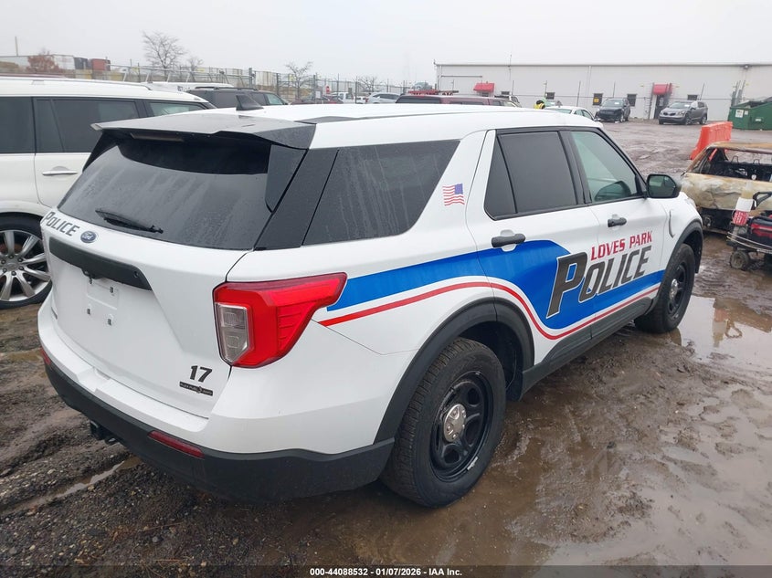 Vin: 1fm5k8abongb59349, lot: 44584385, ford police interceptor utility 20224