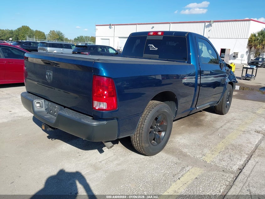 Vin: 3c6jr6atxng290036, lot: 44584418, ram 1500 classic tradesman  4x2 6'4 box 20224