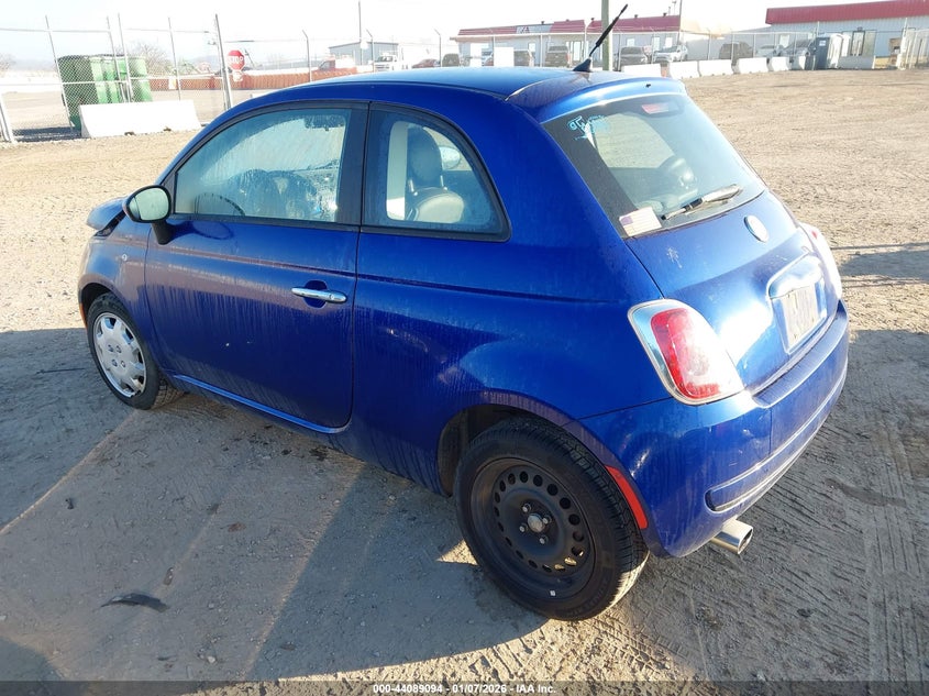 Vin: 3c3cffar0dt575336, lot: 44584947, fiat 500 pop 20133