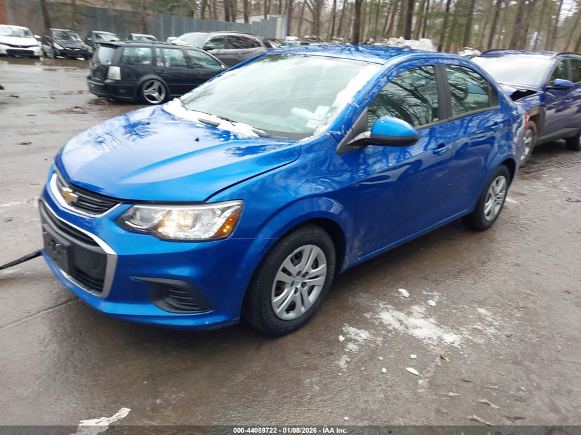 Vin: 1g1jb5sbxk4135548, lot: 44585575, chevrolet sonic ls auto 20192