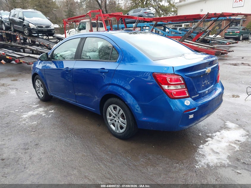 Vin: 1g1jb5sbxk4135548, lot: 44585575, chevrolet sonic ls auto 20193
