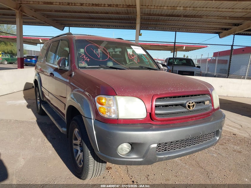 5TDZT34A94S215687 2004 Toyota Sequoia Sr5 V8 auction photo 1