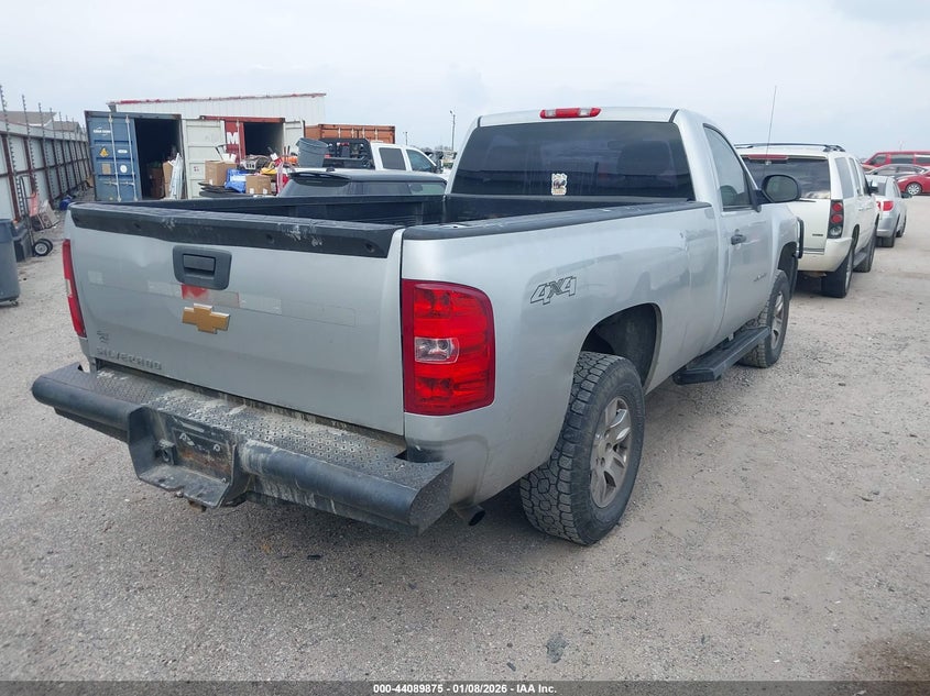 2012 Chevrolet Silverado 4.3 1500 Work Truck silver Lot 111044089875 Vin 1GCNKPEX8CZ104122