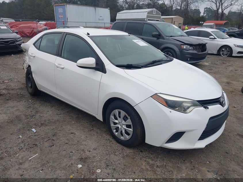 2T1BURHE1FC430393 2015 Toyota Corolla L auction photo 1