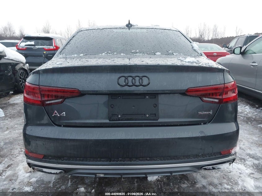 2019 Audi A4 45 Premium VIN: WAUENAF43KA015433 Lot: 44090635