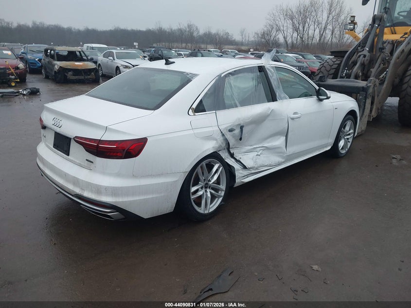 Vin: waueaaf44rn006030, lot: 44586683, audi a4 premium plus 45 tfsi s line quattro s tronic 20244