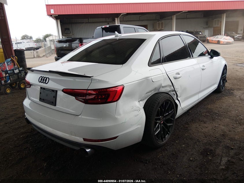 2017 Audi A4 2.0T Premium VIN: WAUGNAF48HN024591 Lot: 44090954