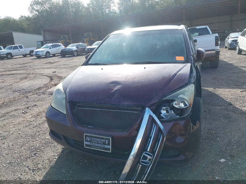 2007 Honda Odyssey Ex-L VIN: 5FNRL38687B462438 Lot: 44091170