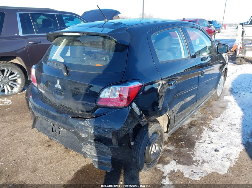 2022 Mitsubishi Mirage Es/Le VIN: ML32AUHJ5NH009086 Lot: 44091251