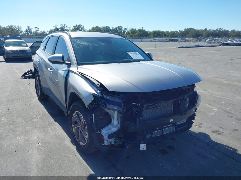 KM8JBDD11SU313171 2025 Hyundai Tucson Hybrid Blue auction photo 1