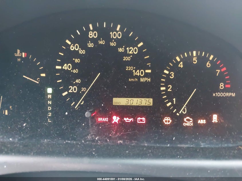 2000 Lexus Rx 300 VIN: JT6GF10U2Y0071127 Lot: 44091591