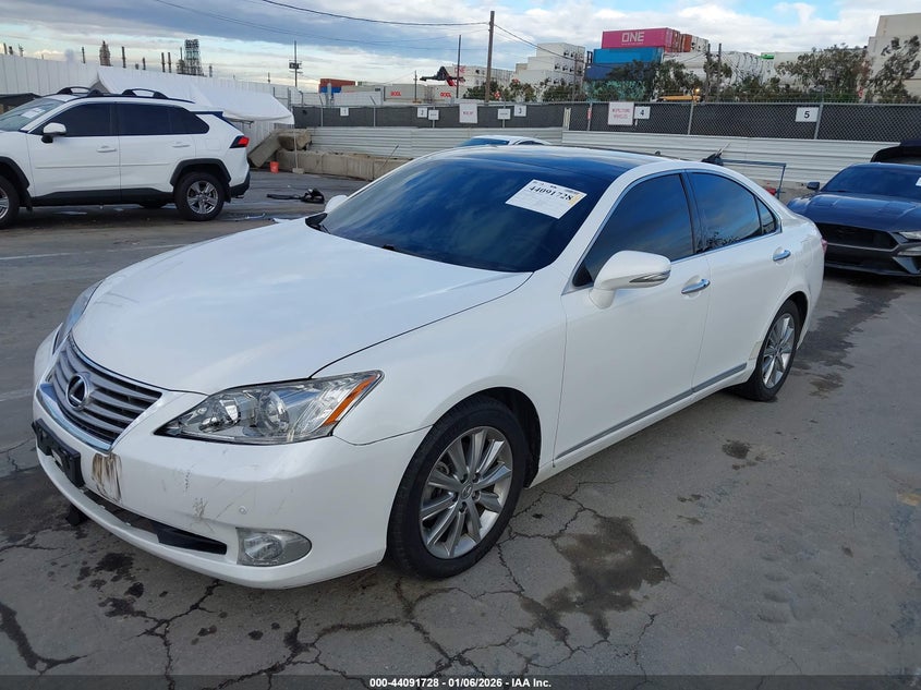 2012 Lexus Es 350 3.5 White Lot 111044091728 Vin JTHBK1EGXC2495412