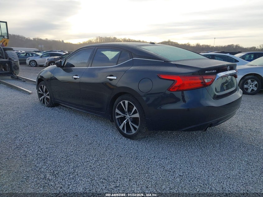 Vin: 1n4aa6ap9hc392881, lot: 44588218, nissan maxima 3.5 s 20173