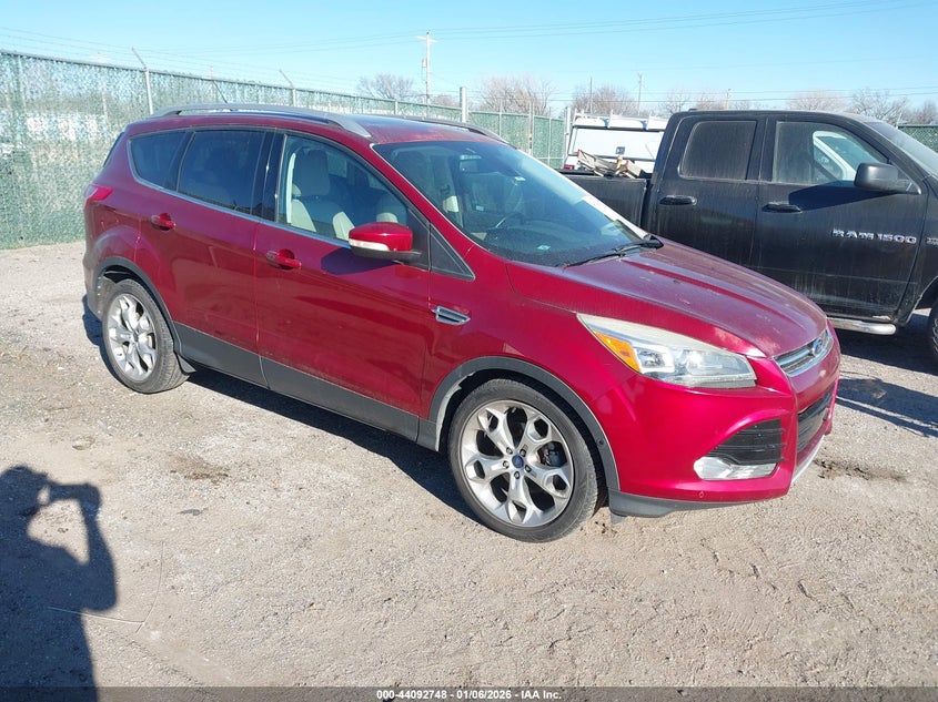 1FMCU0JX3EUB15717 2014 Ford Escape Titanium auction photo 1