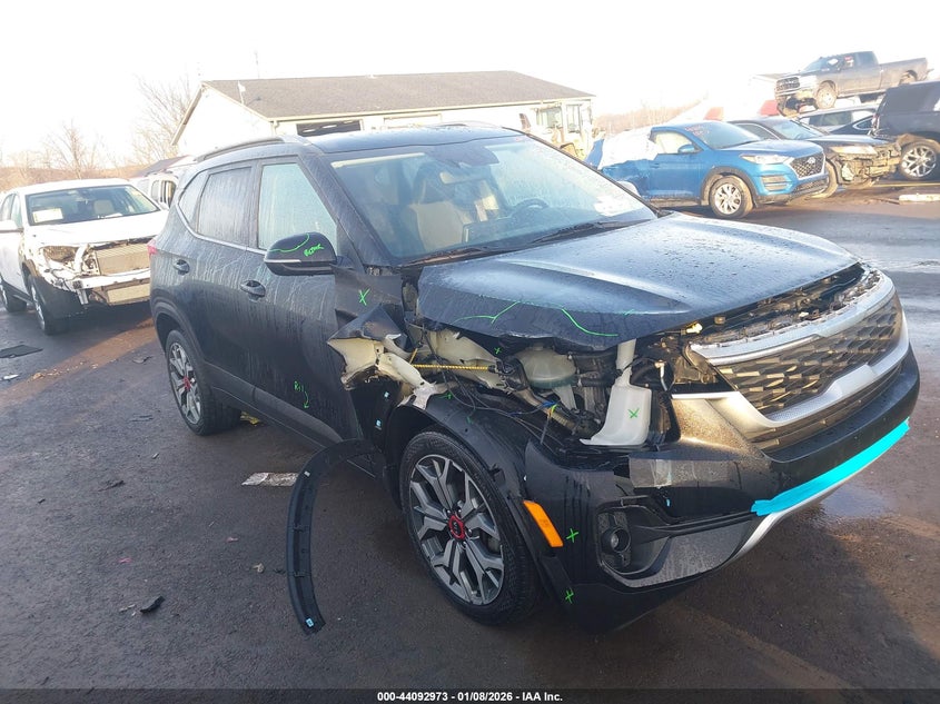 KNDEUCA28M7050993 2021 Kia Seltos S Turbo auction photo 1