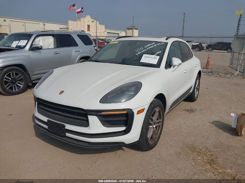 2022 Porsche Macan VIN: WP1AA2A56NLB11972 Lot: 44093240